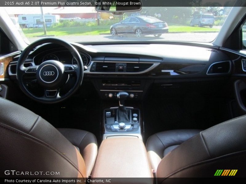 Ibis White / Nougat Brown 2015 Audi A6 2.0T Premium Plus quattro Sedan