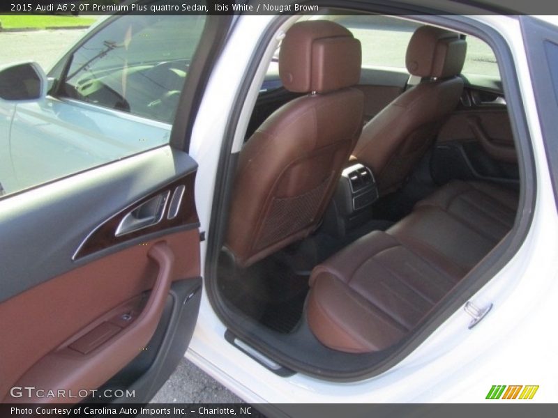 Ibis White / Nougat Brown 2015 Audi A6 2.0T Premium Plus quattro Sedan