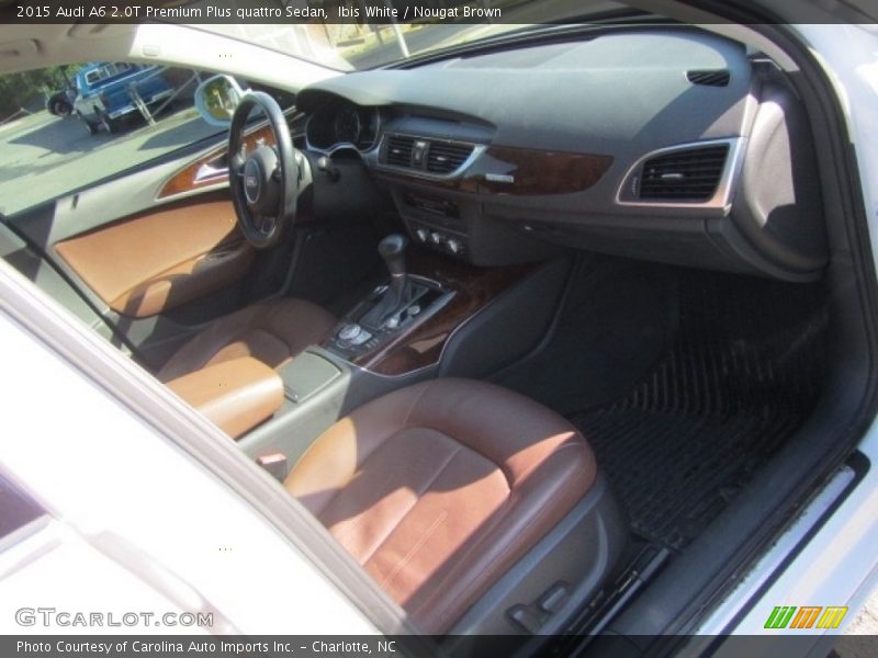 Ibis White / Nougat Brown 2015 Audi A6 2.0T Premium Plus quattro Sedan