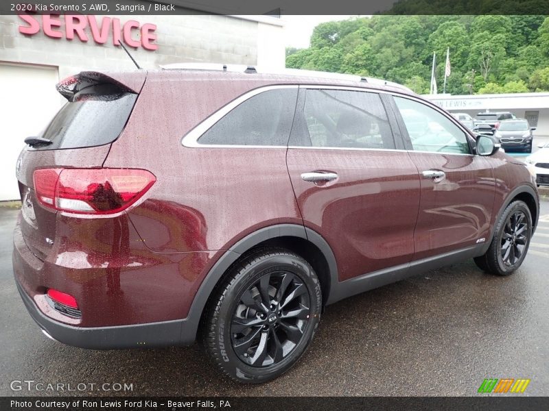 Sangria / Black 2020 Kia Sorento S AWD