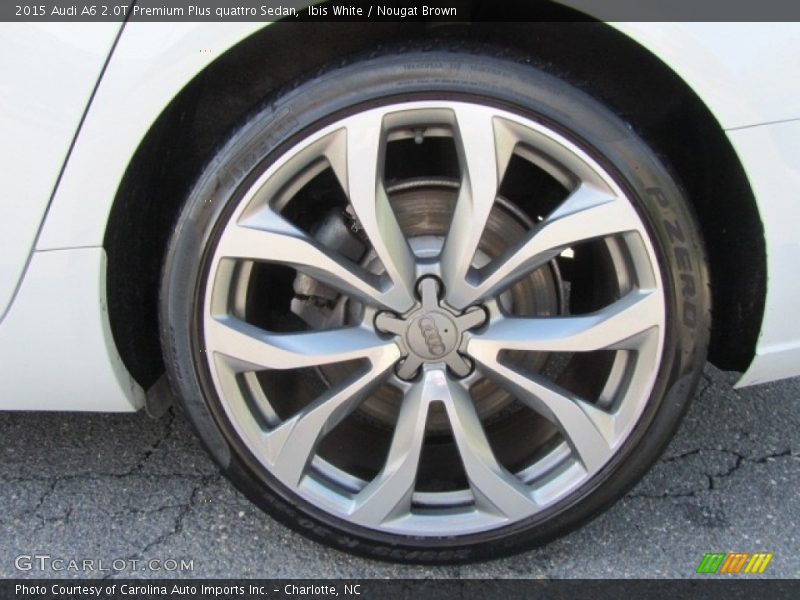 Ibis White / Nougat Brown 2015 Audi A6 2.0T Premium Plus quattro Sedan