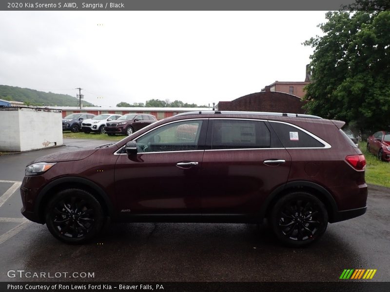 Sangria / Black 2020 Kia Sorento S AWD