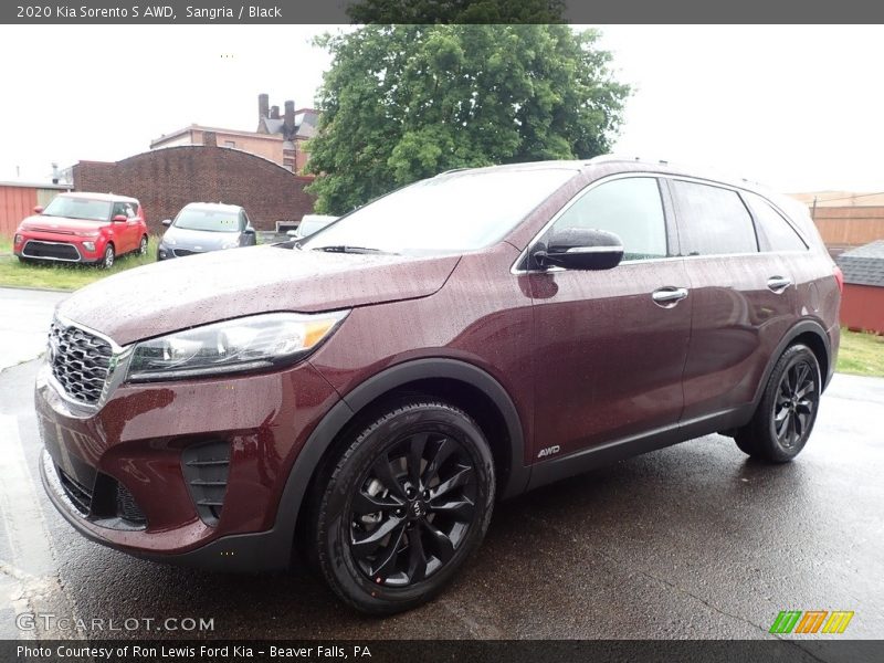 Sangria / Black 2020 Kia Sorento S AWD