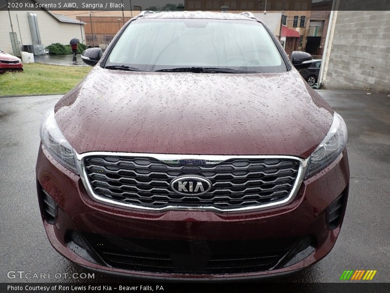 Sangria / Black 2020 Kia Sorento S AWD