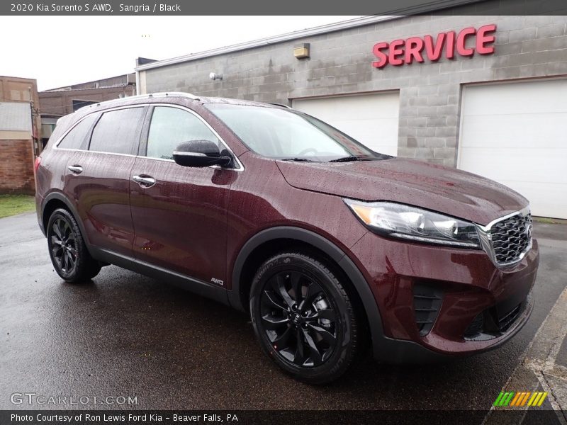 Sangria / Black 2020 Kia Sorento S AWD