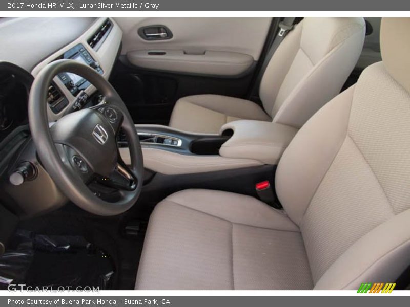 Lunar Silver Metallic / Gray 2017 Honda HR-V LX