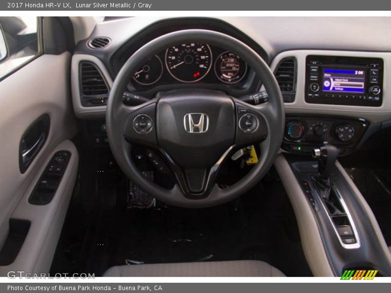 Lunar Silver Metallic / Gray 2017 Honda HR-V LX