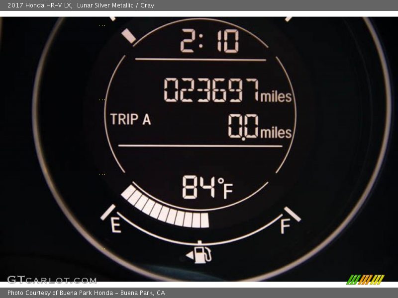 Lunar Silver Metallic / Gray 2017 Honda HR-V LX