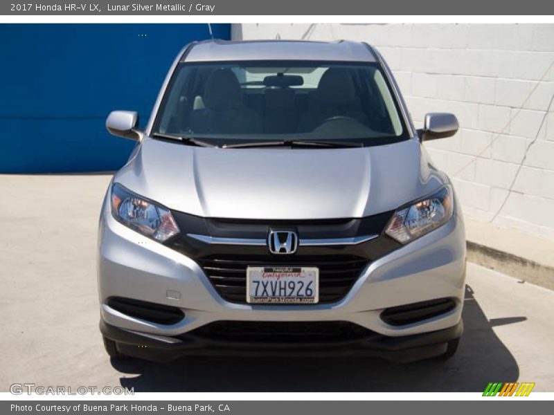 Lunar Silver Metallic / Gray 2017 Honda HR-V LX