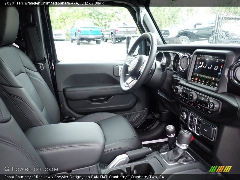 Black / Black 2020 Jeep Wrangler Unlimited Sahara 4x4