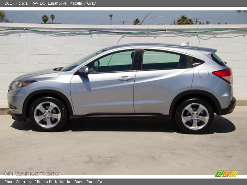 Lunar Silver Metallic / Gray 2017 Honda HR-V LX