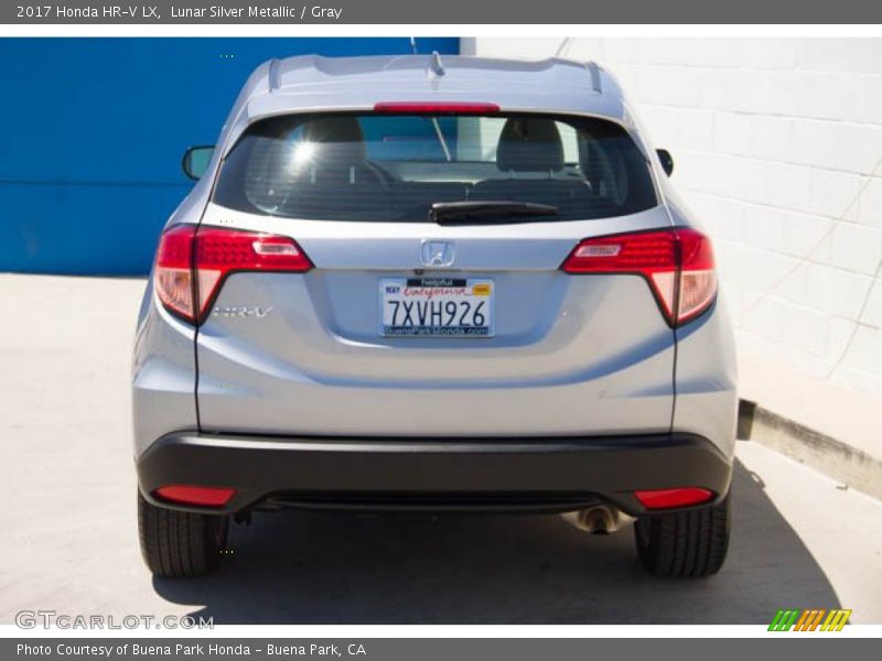 Lunar Silver Metallic / Gray 2017 Honda HR-V LX