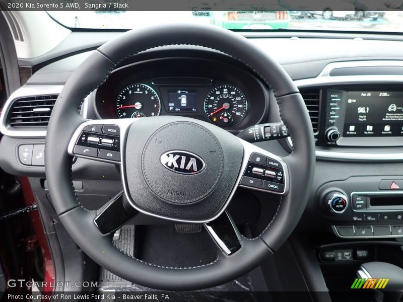 Sangria / Black 2020 Kia Sorento S AWD