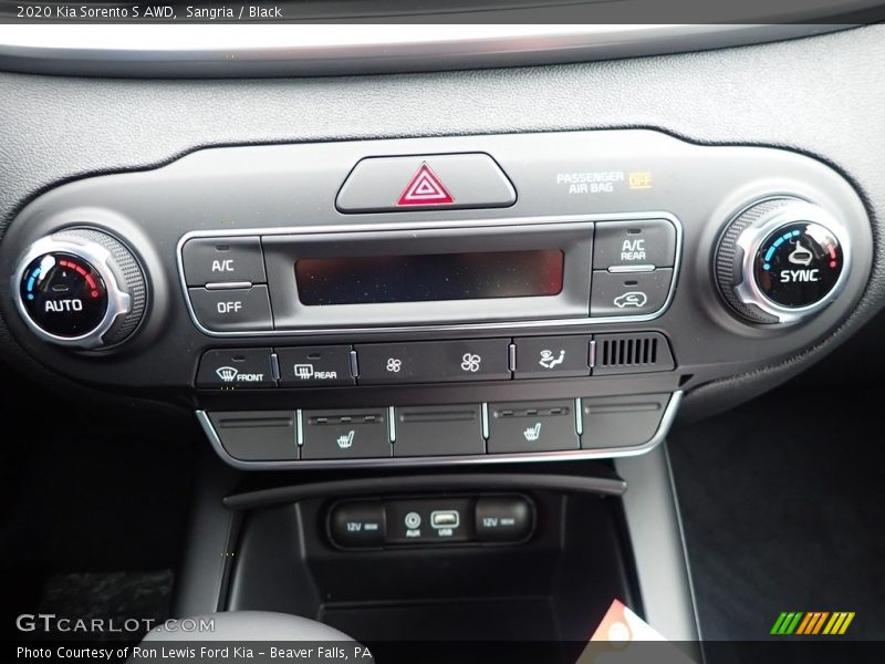 Sangria / Black 2020 Kia Sorento S AWD