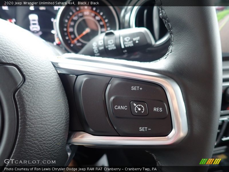 Black / Black 2020 Jeep Wrangler Unlimited Sahara 4x4