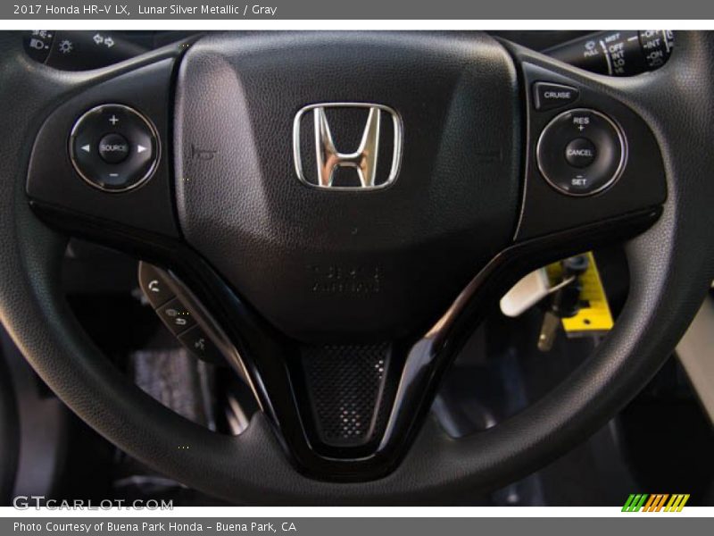 Lunar Silver Metallic / Gray 2017 Honda HR-V LX