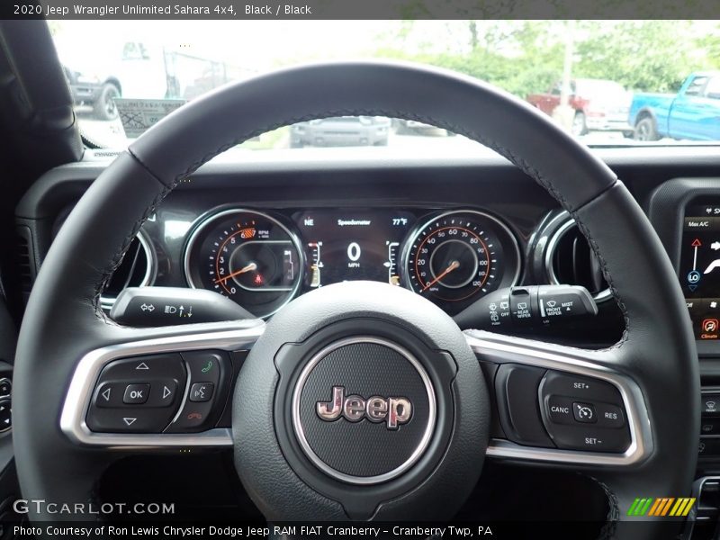 Black / Black 2020 Jeep Wrangler Unlimited Sahara 4x4