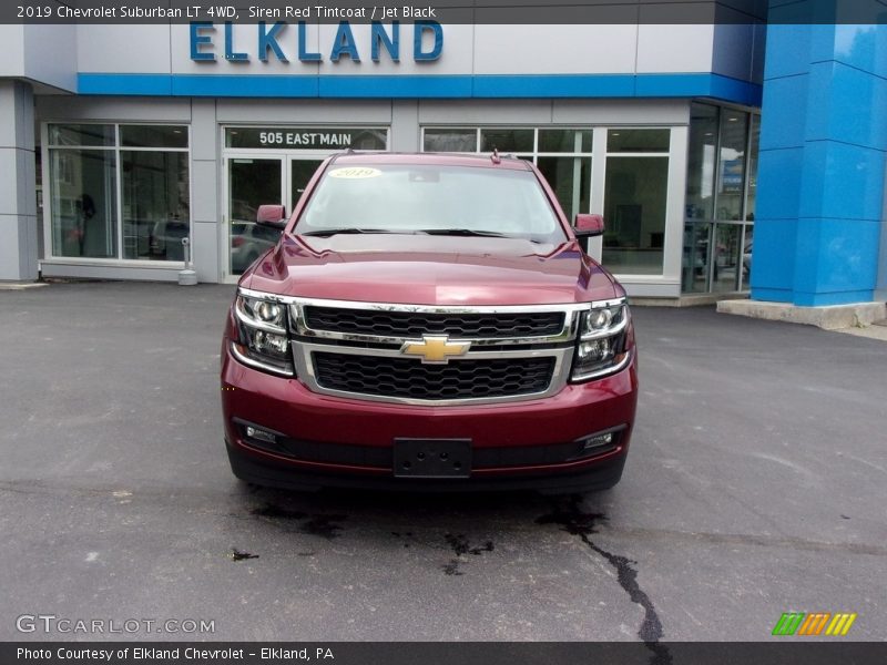 Siren Red Tintcoat / Jet Black 2019 Chevrolet Suburban LT 4WD
