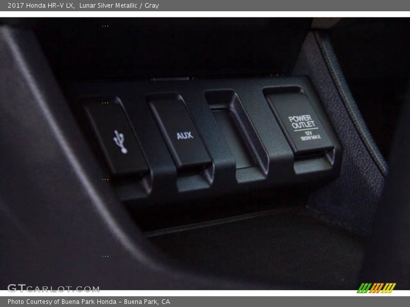 Lunar Silver Metallic / Gray 2017 Honda HR-V LX
