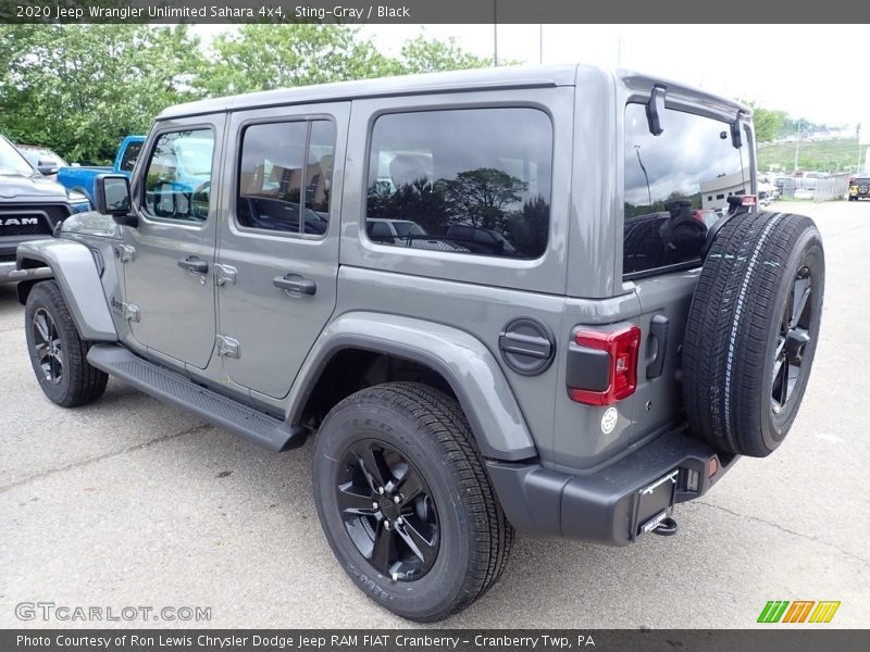 Sting-Gray / Black 2020 Jeep Wrangler Unlimited Sahara 4x4