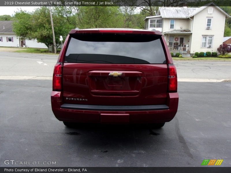 Siren Red Tintcoat / Jet Black 2019 Chevrolet Suburban LT 4WD