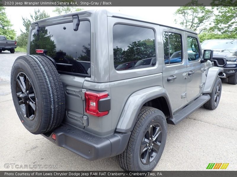 Sting-Gray / Black 2020 Jeep Wrangler Unlimited Sahara 4x4