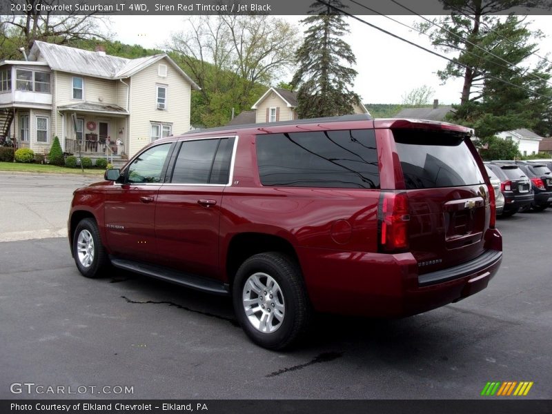 Siren Red Tintcoat / Jet Black 2019 Chevrolet Suburban LT 4WD