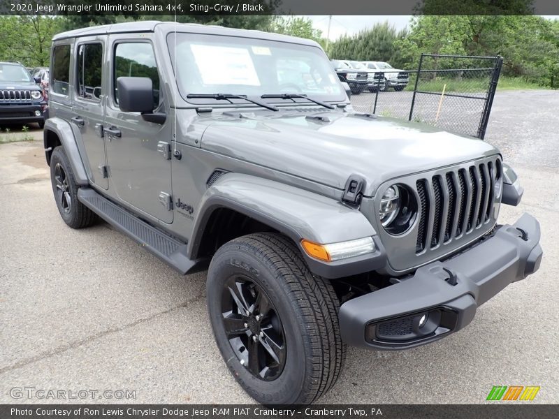 Sting-Gray / Black 2020 Jeep Wrangler Unlimited Sahara 4x4