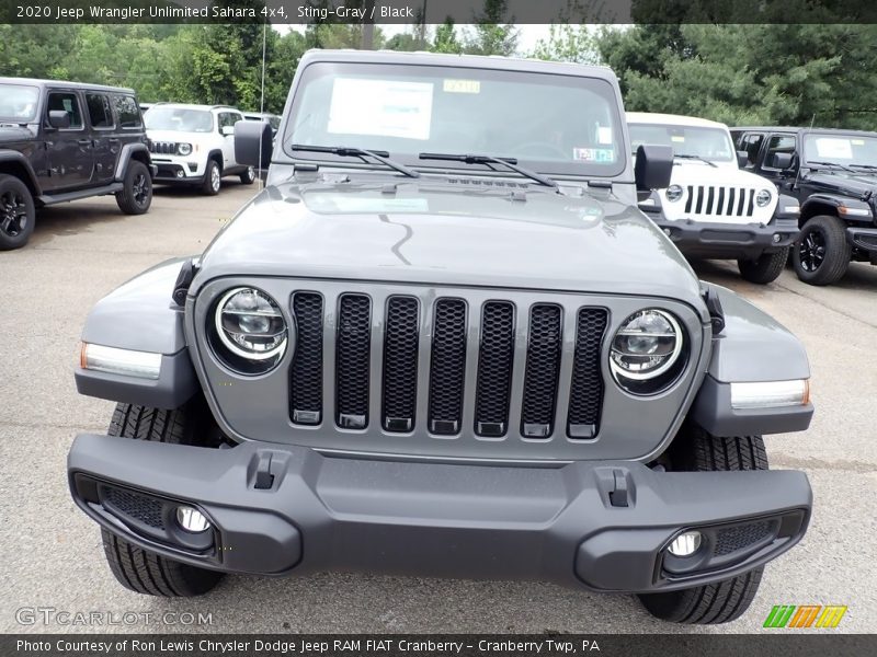 Sting-Gray / Black 2020 Jeep Wrangler Unlimited Sahara 4x4