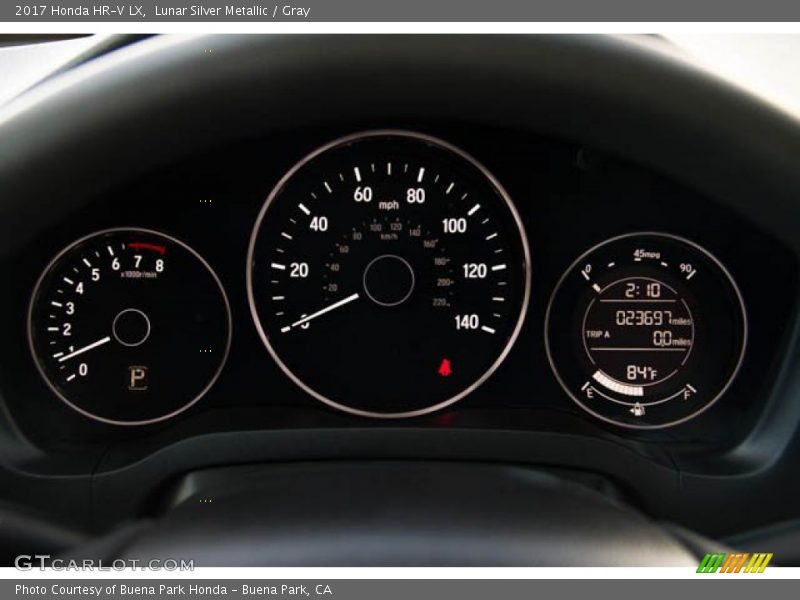 Lunar Silver Metallic / Gray 2017 Honda HR-V LX
