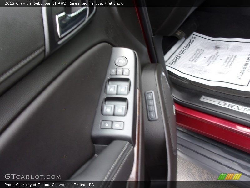 Siren Red Tintcoat / Jet Black 2019 Chevrolet Suburban LT 4WD