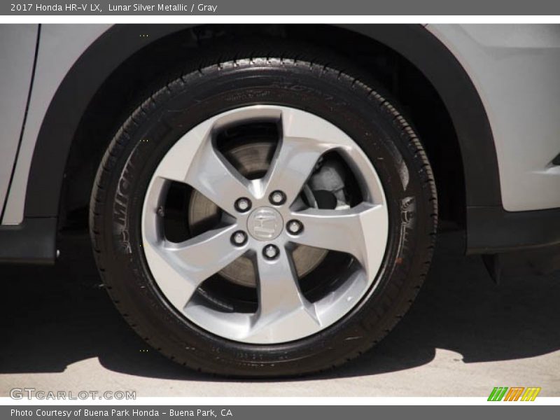Lunar Silver Metallic / Gray 2017 Honda HR-V LX