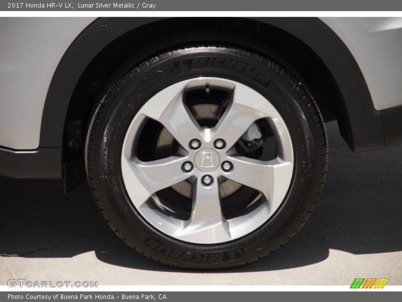 Lunar Silver Metallic / Gray 2017 Honda HR-V LX