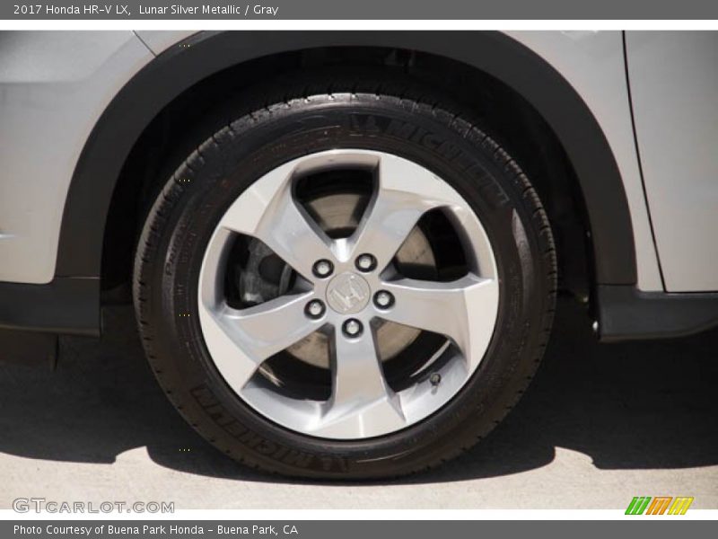 Lunar Silver Metallic / Gray 2017 Honda HR-V LX