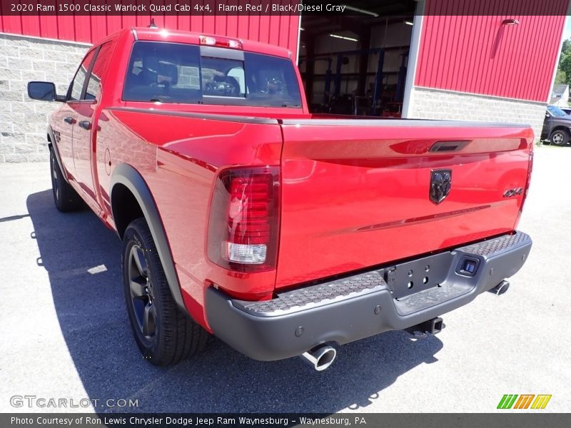 Flame Red / Black/Diesel Gray 2020 Ram 1500 Classic Warlock Quad Cab 4x4