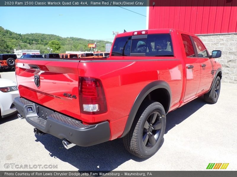 Flame Red / Black/Diesel Gray 2020 Ram 1500 Classic Warlock Quad Cab 4x4