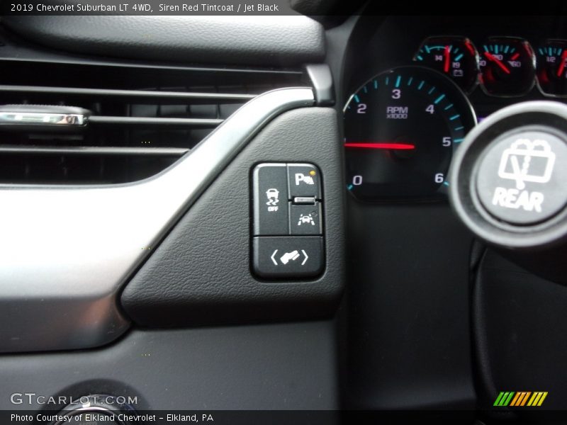 Siren Red Tintcoat / Jet Black 2019 Chevrolet Suburban LT 4WD