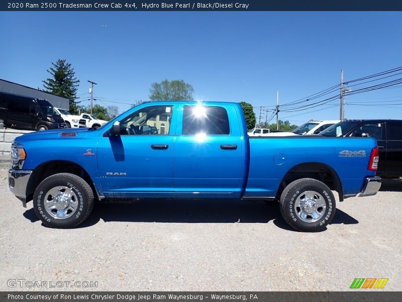 Hydro Blue Pearl / Black/Diesel Gray 2020 Ram 2500 Tradesman Crew Cab 4x4