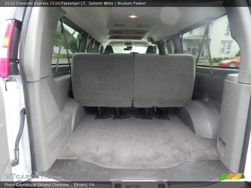 Summit White / Medium Pewter 2019 Chevrolet Express 3500 Passenger LT