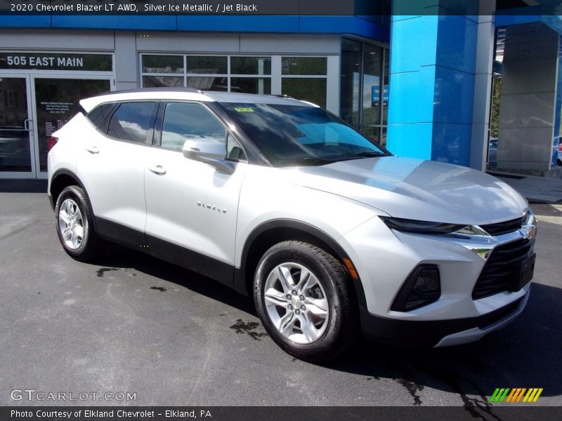 Silver Ice Metallic / Jet Black 2020 Chevrolet Blazer LT AWD