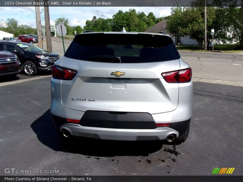 Silver Ice Metallic / Jet Black 2020 Chevrolet Blazer LT AWD