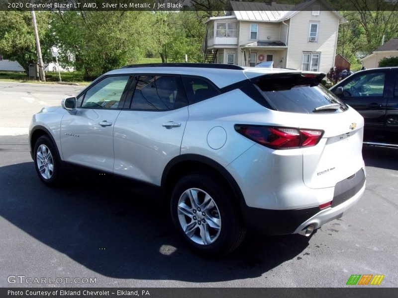 Silver Ice Metallic / Jet Black 2020 Chevrolet Blazer LT AWD