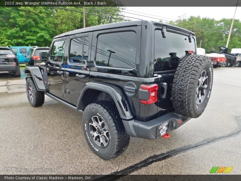 Black / Black 2020 Jeep Wrangler Unlimited Rubicon 4x4
