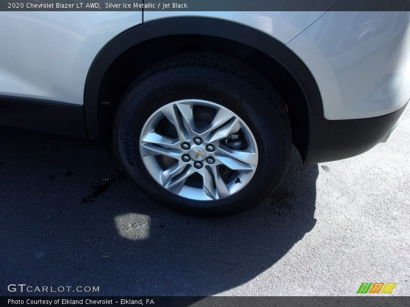 Silver Ice Metallic / Jet Black 2020 Chevrolet Blazer LT AWD