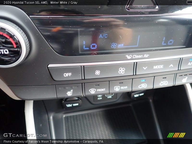 Winter White / Gray 2020 Hyundai Tucson SEL AWD