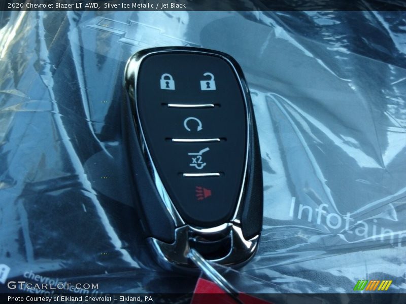 Silver Ice Metallic / Jet Black 2020 Chevrolet Blazer LT AWD