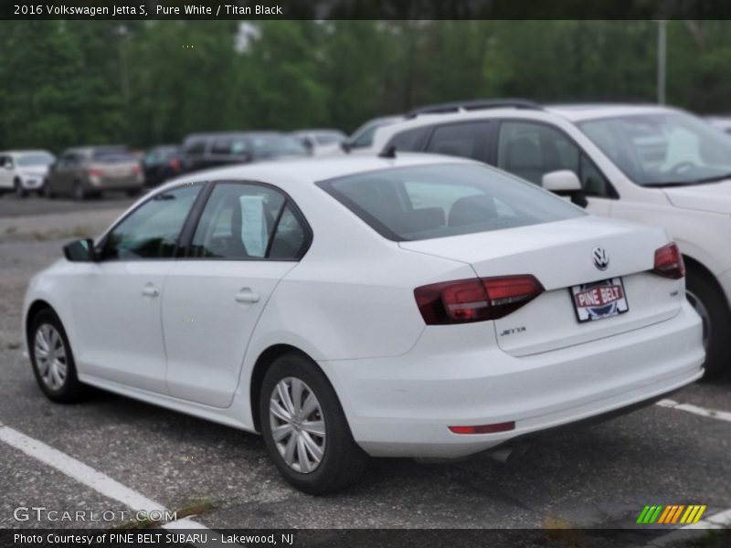 Pure White / Titan Black 2016 Volkswagen Jetta S