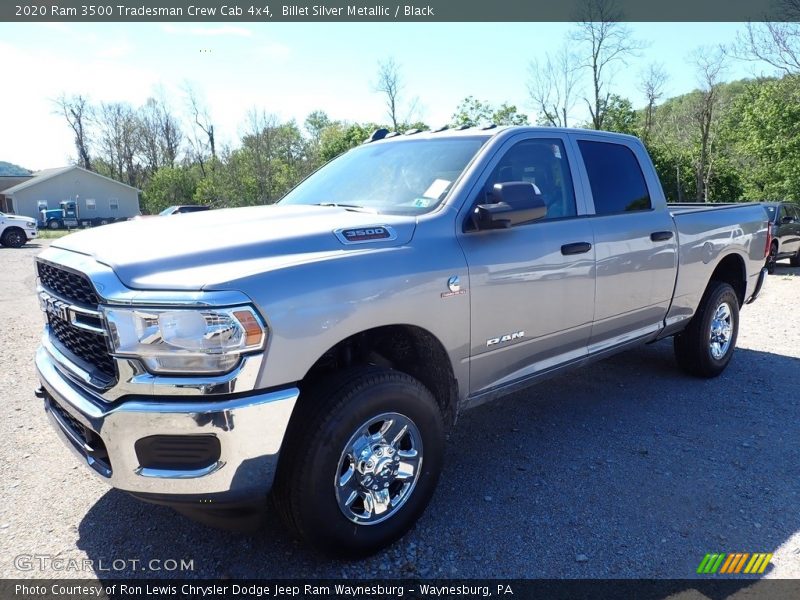 Billet Silver Metallic / Black 2020 Ram 3500 Tradesman Crew Cab 4x4