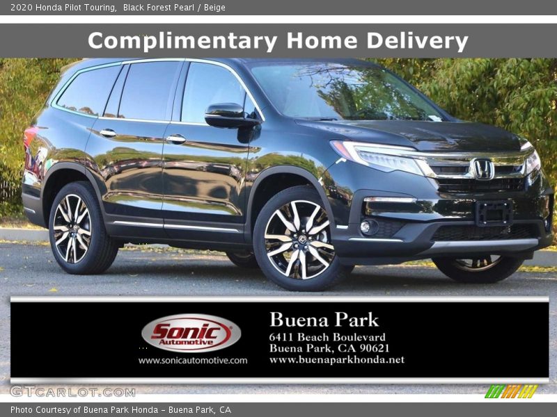 Black Forest Pearl / Beige 2020 Honda Pilot Touring