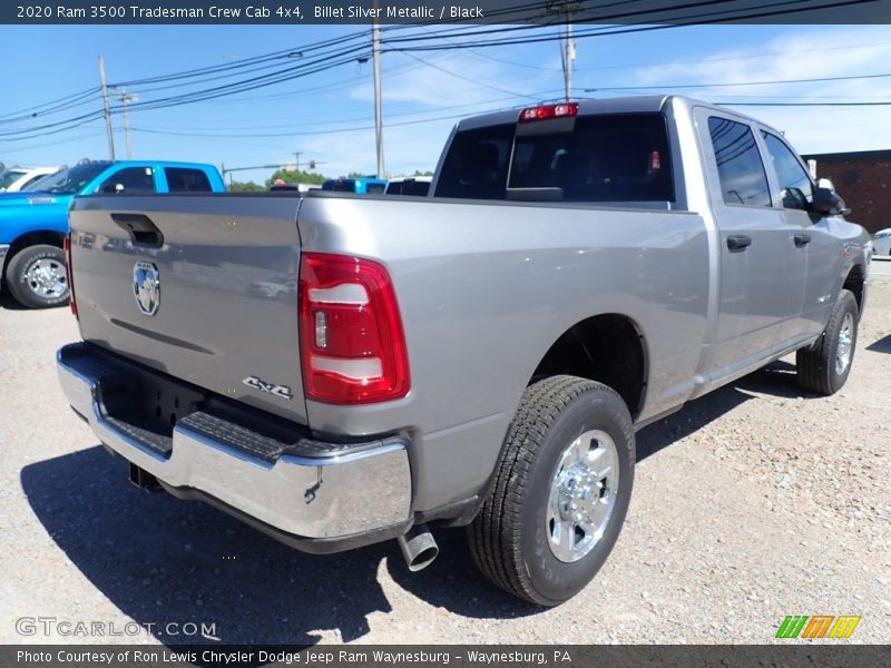 Billet Silver Metallic / Black 2020 Ram 3500 Tradesman Crew Cab 4x4